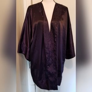 Victoria's Secret Intimates & Sleepwear - Victoria's Secret Vintage Dark Blue Robe Silk Victoria's Secret Intimates & Sleepwear - Victoria's Secret Vintage Dark Blue Robe Silk